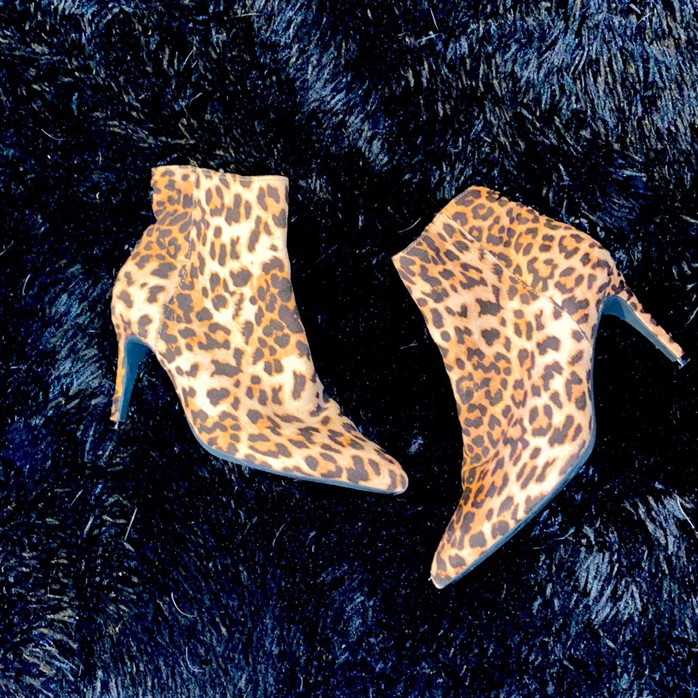 Express Leopard Bootie
